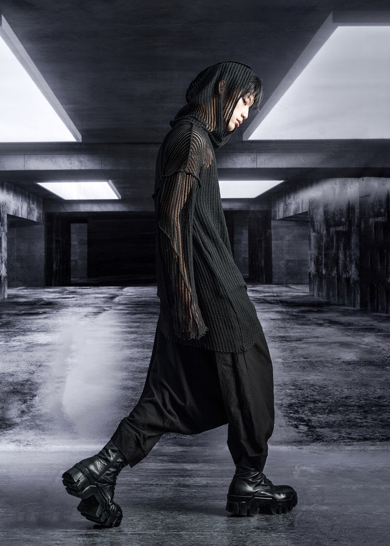 MESH HOODIE - AH024