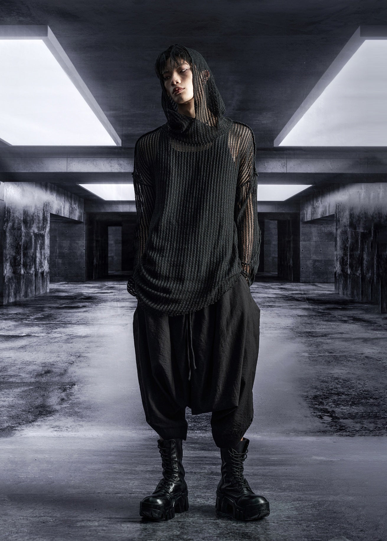 MESH HOODIE - AH024