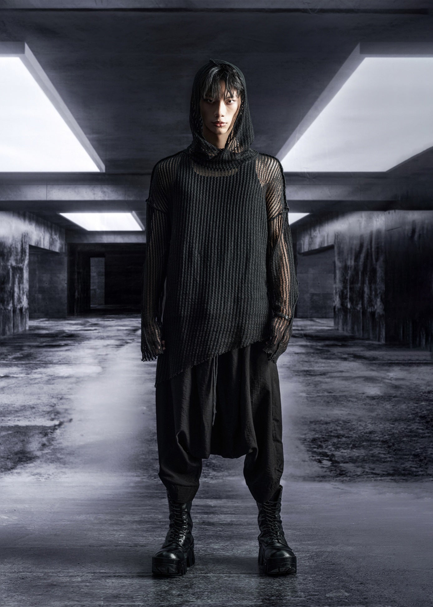 MESH HOODIE - AH024