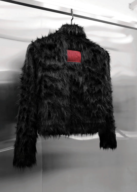 BLVCK FUR CROP JACKET - AK093A