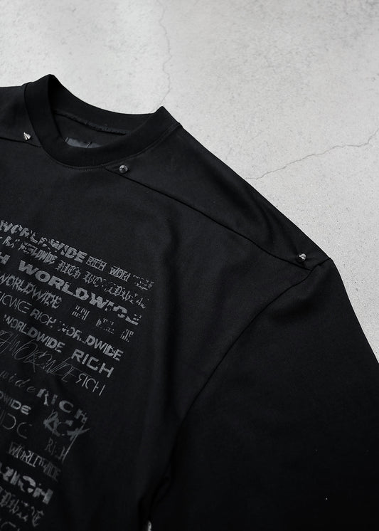 LOGO PRINTED OVERSIZE T-SHIT - AN124
