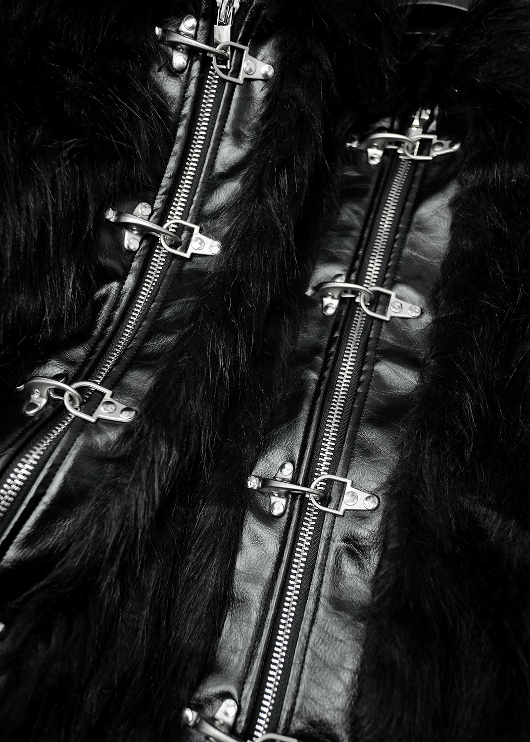 BLVCK FUR CROP JACKET - AK093A