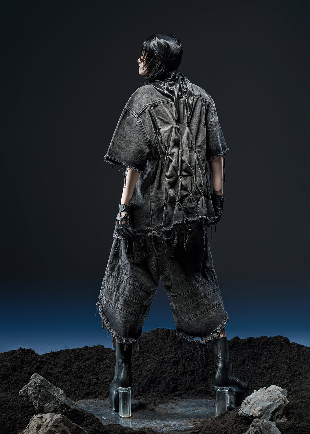 KNIGHT WIDE PEPPER SHORT - QN061B