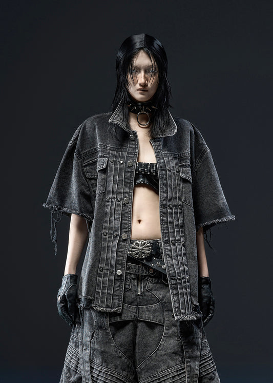 PEPPER WASHED OVER SHIRT - AS070B