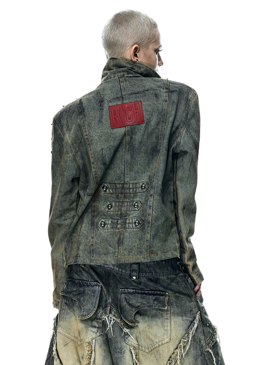 [PRE-ORDER] NAPOLEON DIRT WASHED DENIM JACKET - AK098B