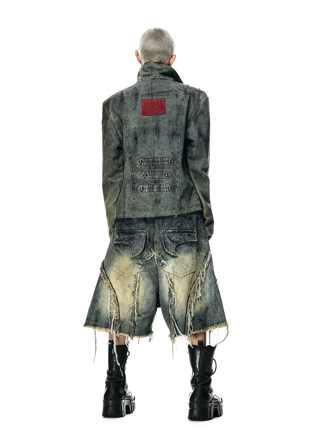 VAMP DIRT WASHED SHORT - QN064B
