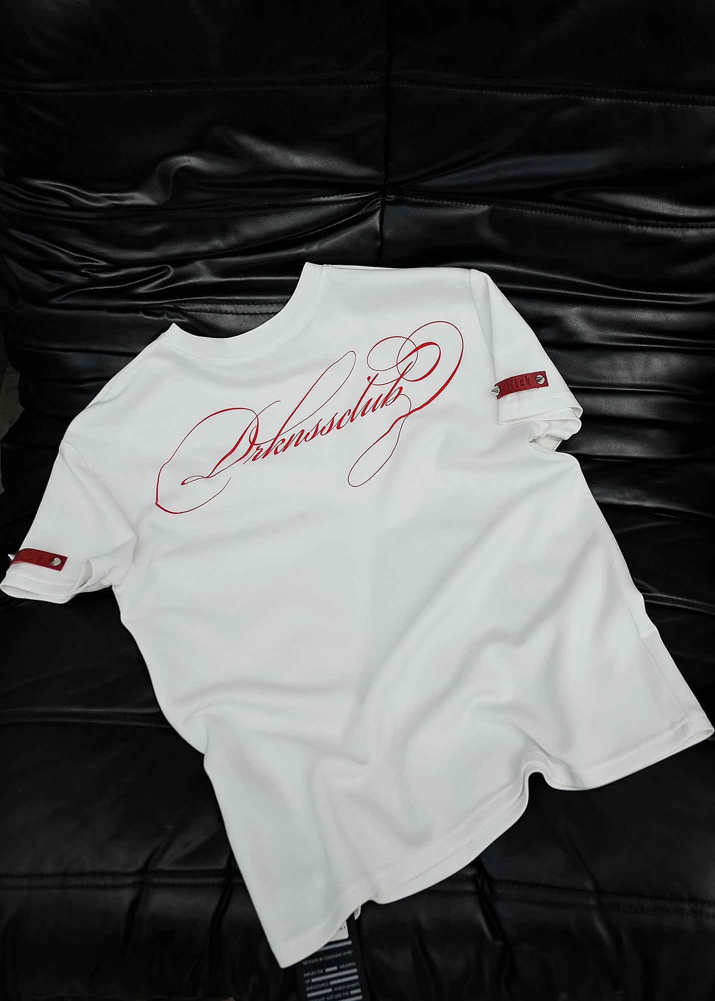 DRKNSS CLUB CROSS T-SHIRT (WH) - AN127B