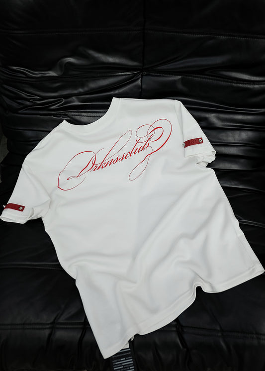 DRKNSS CLUB CROSS T-SHIRT (WH) - AN127B