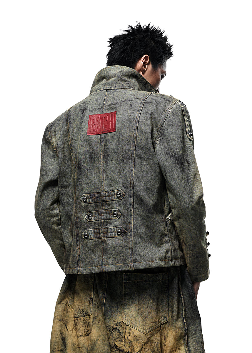 [PRE-ORDER] NAPOLEON DIRT WASHED DENIM JACKET - AK098B