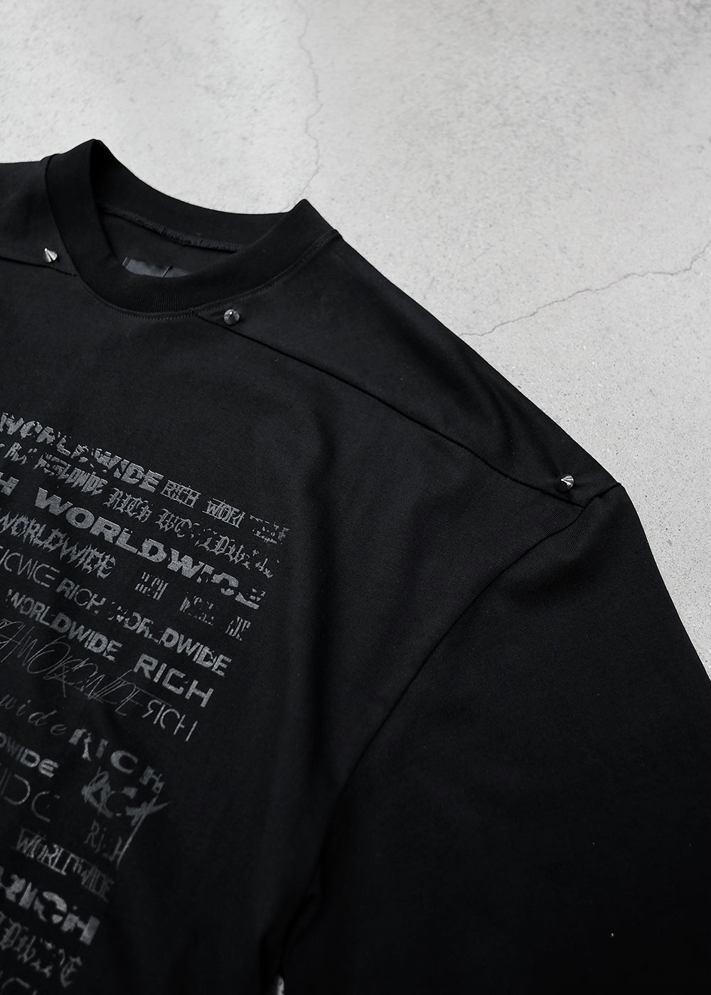LOGO PRINTED OVERSIZE T-SHIT - AN124