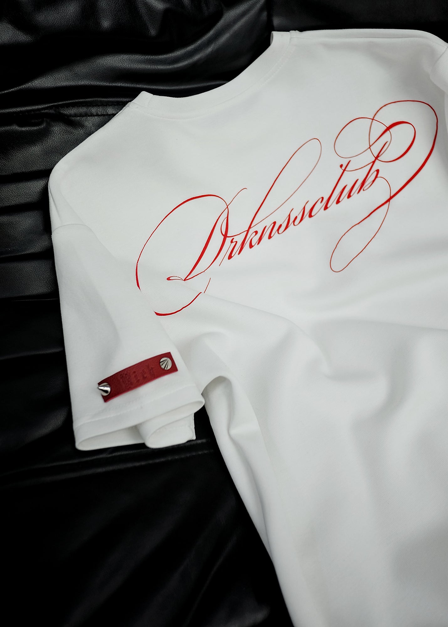DRKNSS CLUB CROSS T-SHIRT (WH) - AN127B