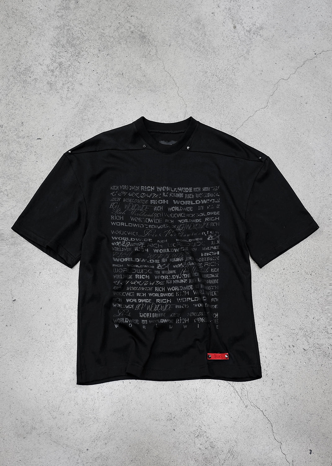 LOGO PRINTED OVERSIZE T-SHIT - AN124