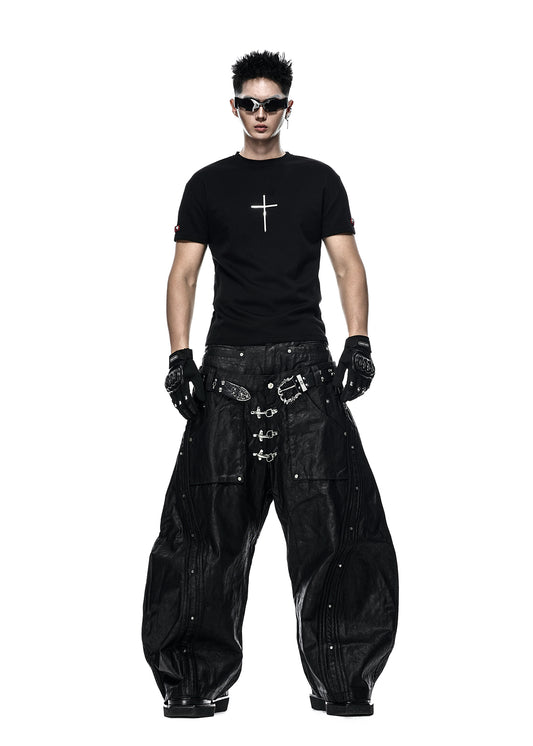 DRKNSS CLUB CROSS T-SHIRT - AN127A (BL)