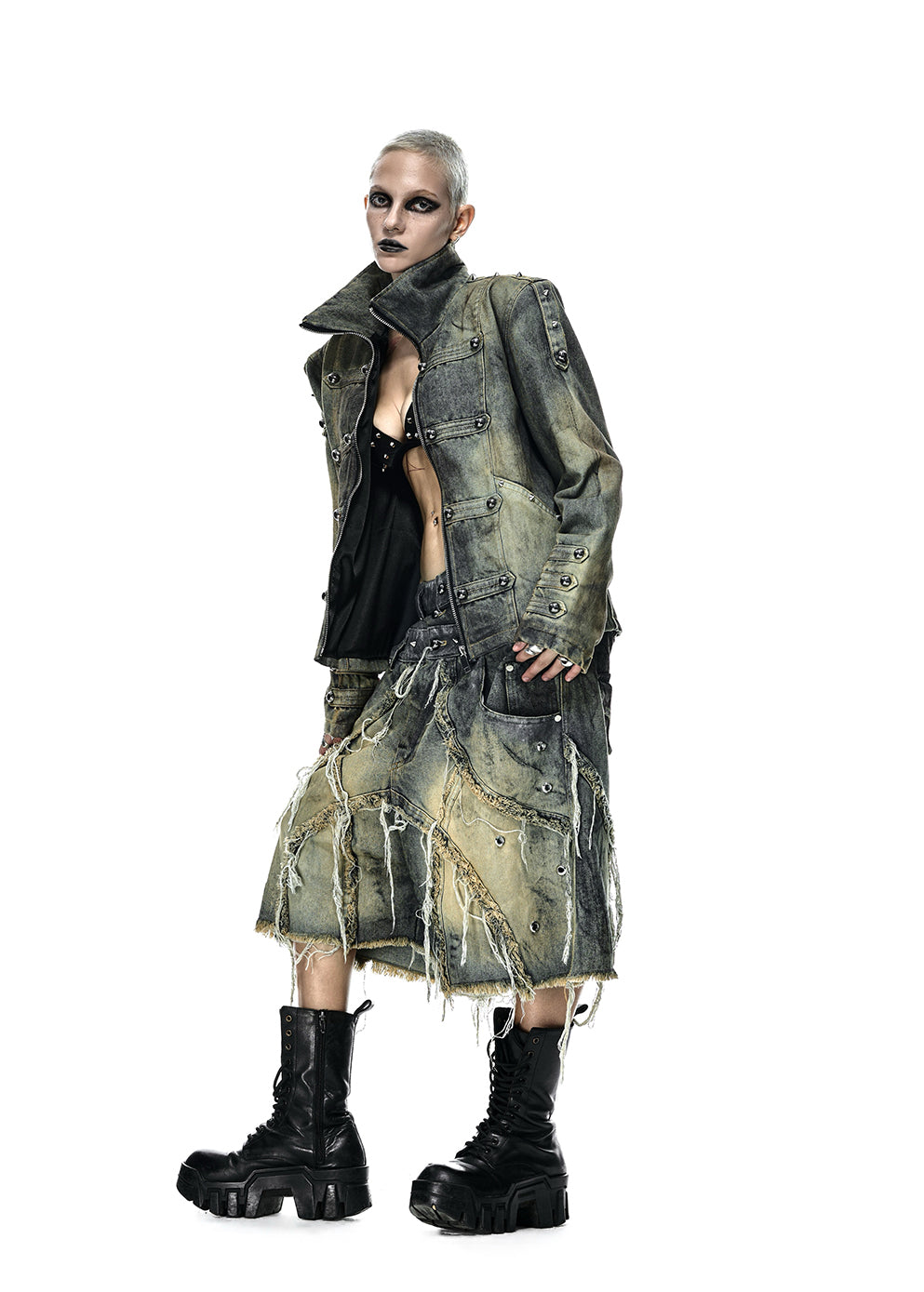 VAMP DIRT WASHED SHORT - QN064B