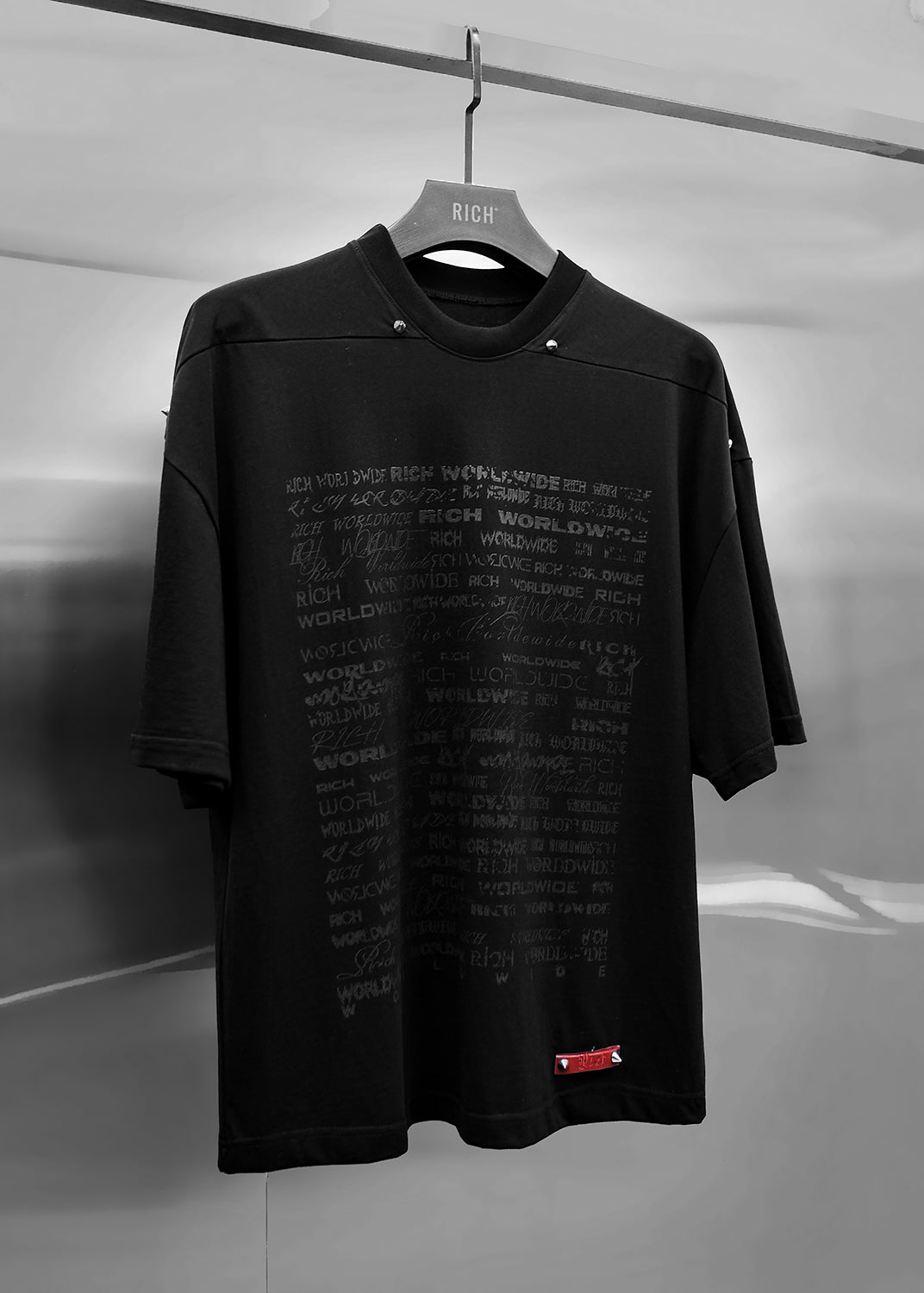 LOGO PRINTED OVERSIZE T-SHIT - AN124