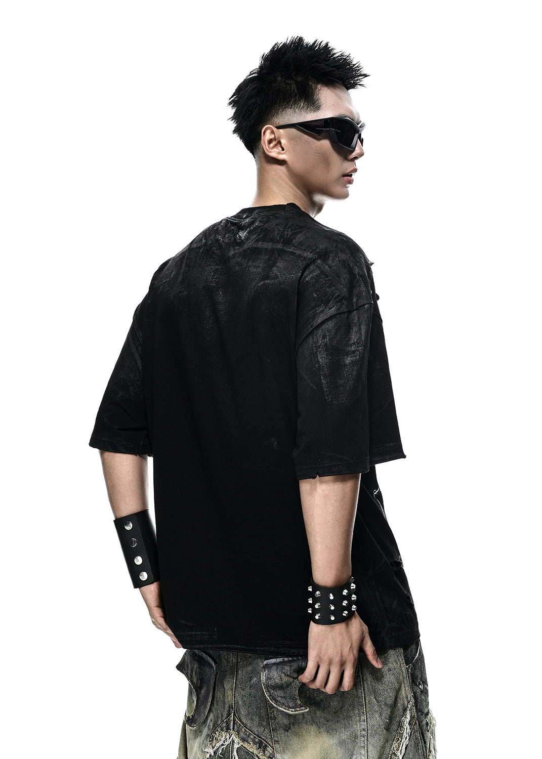 HARDCORE WAXED OVERSIZE T-SHIRT - AN125
