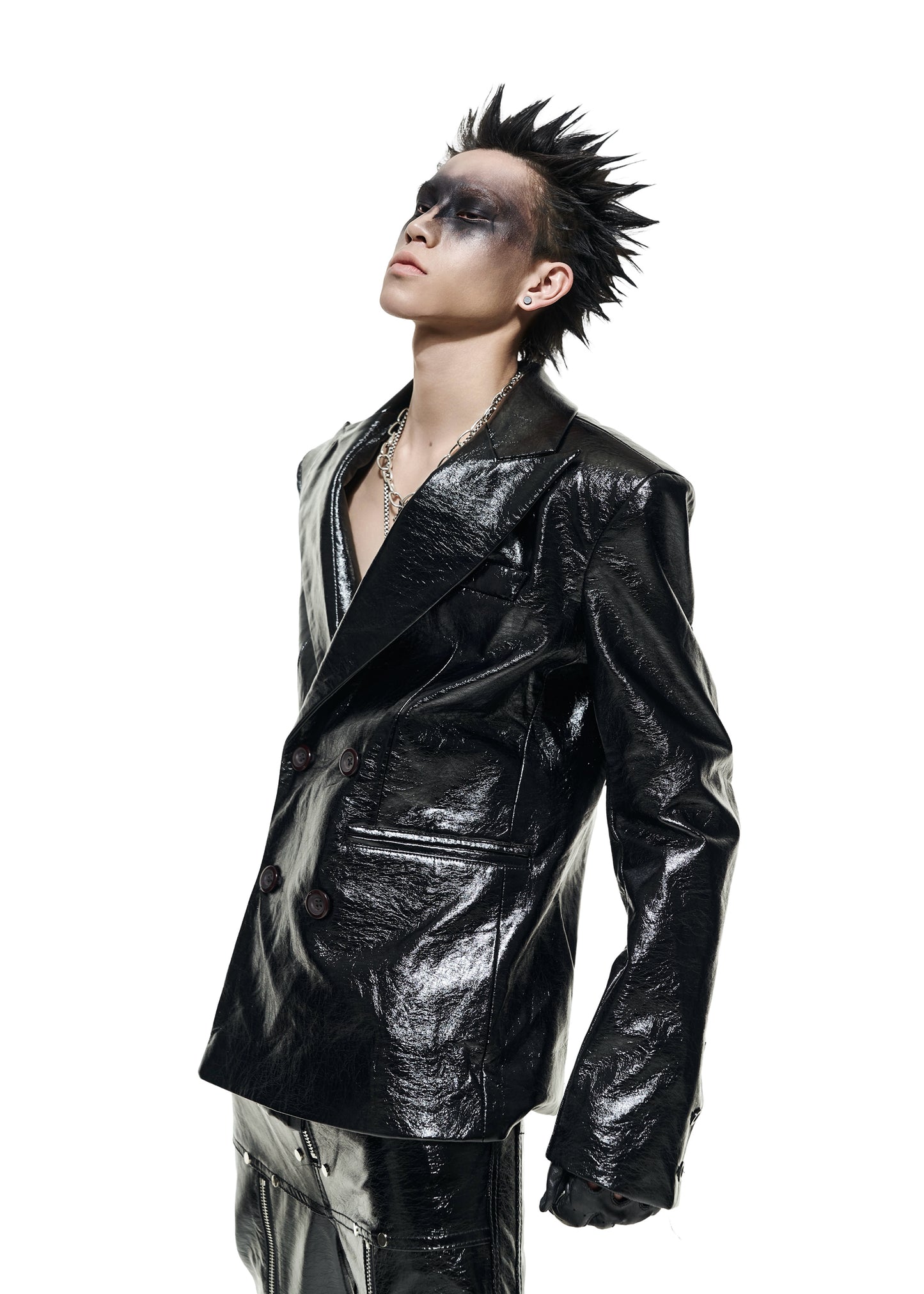LEATHER BLAZER - AK091