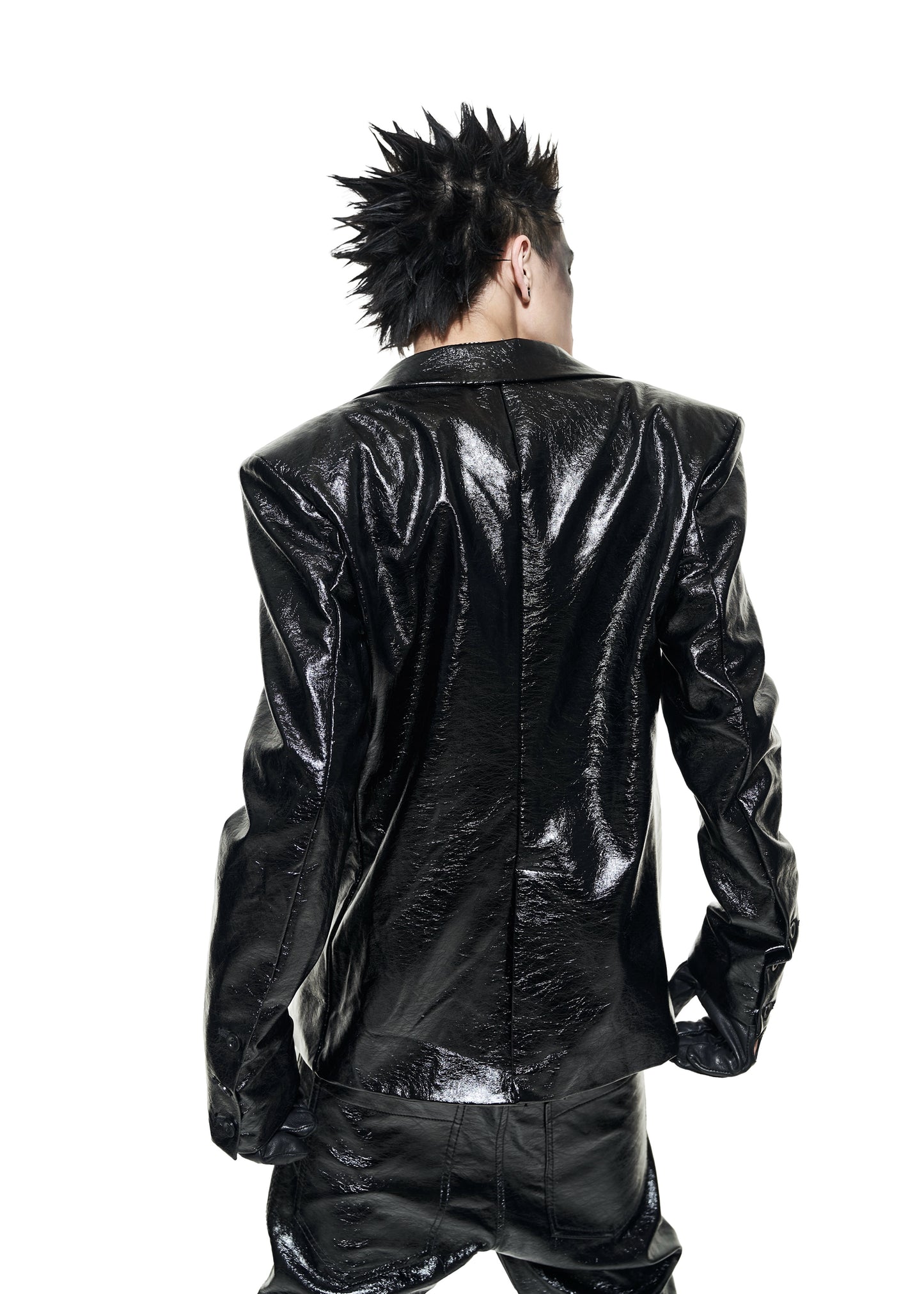 LEATHER BLAZER - AK091