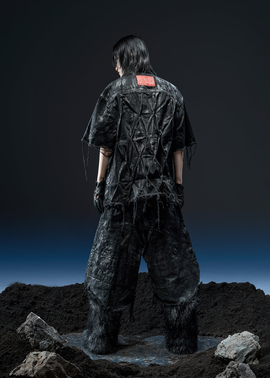 WAXED KNIGHT WIDE SHORT - QN061A