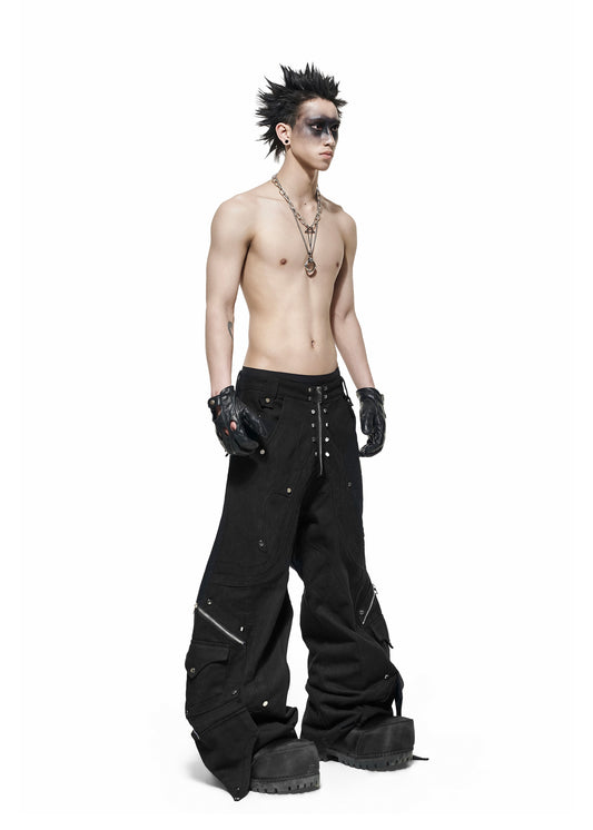 KNIGHT WIDE PANTS - QD120A