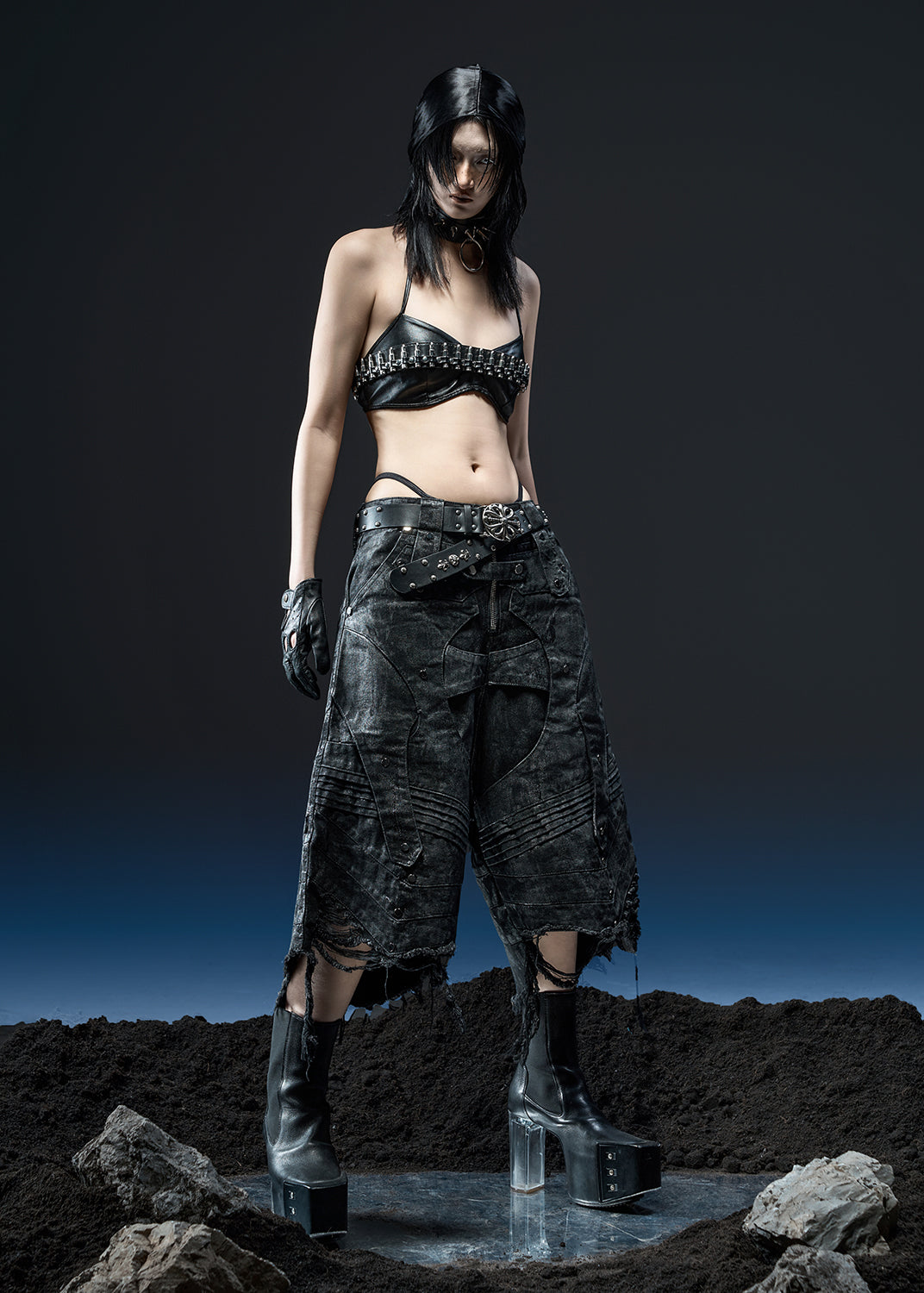 RICH】Knight Wide Waxed Pants 【公式通販】
