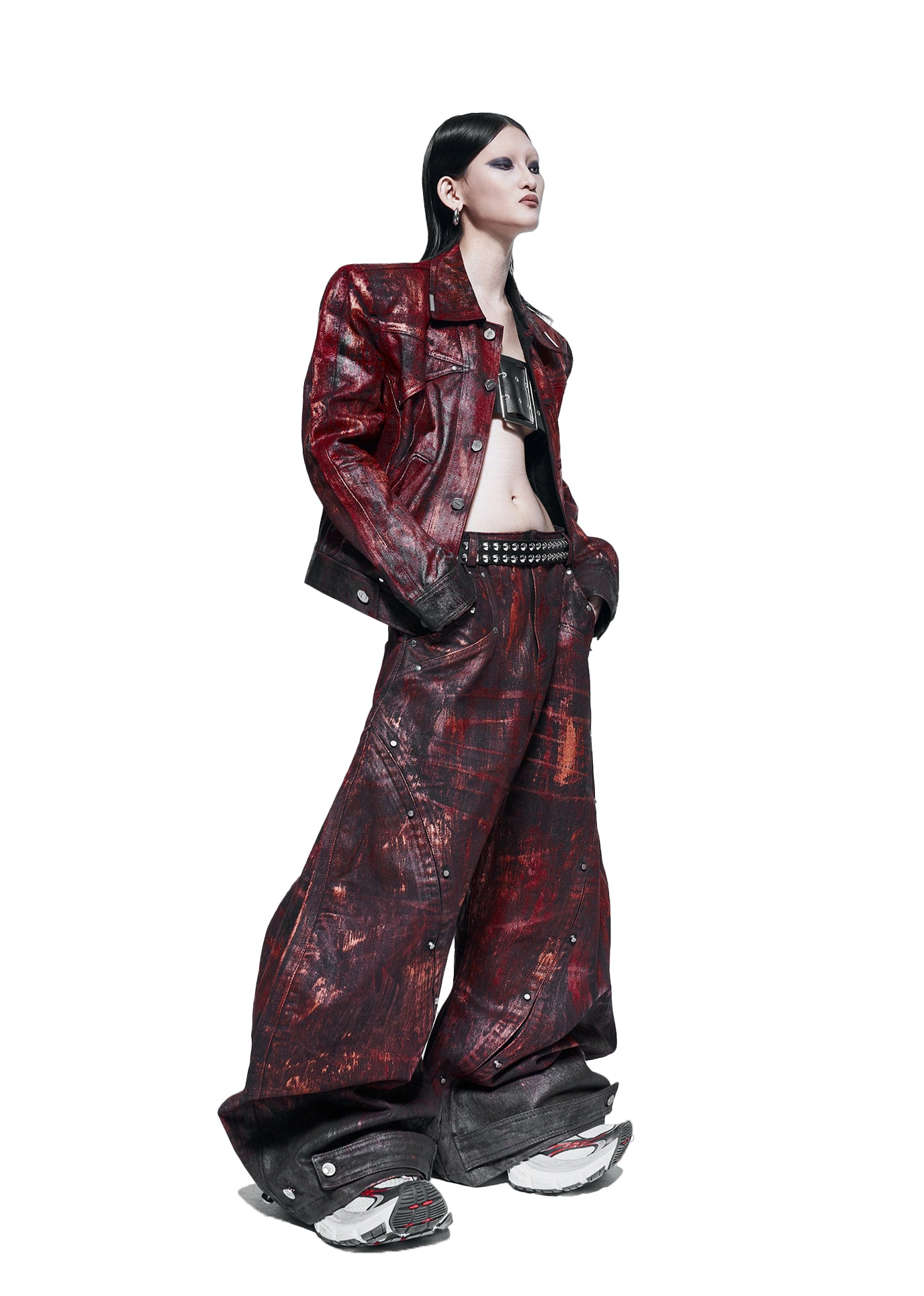 OSHIKN AW23 Waxed DenimJacket opium グランジ OSHIKN AW23 Waxed DenimJacket opium グランジ OSHIKN AW23