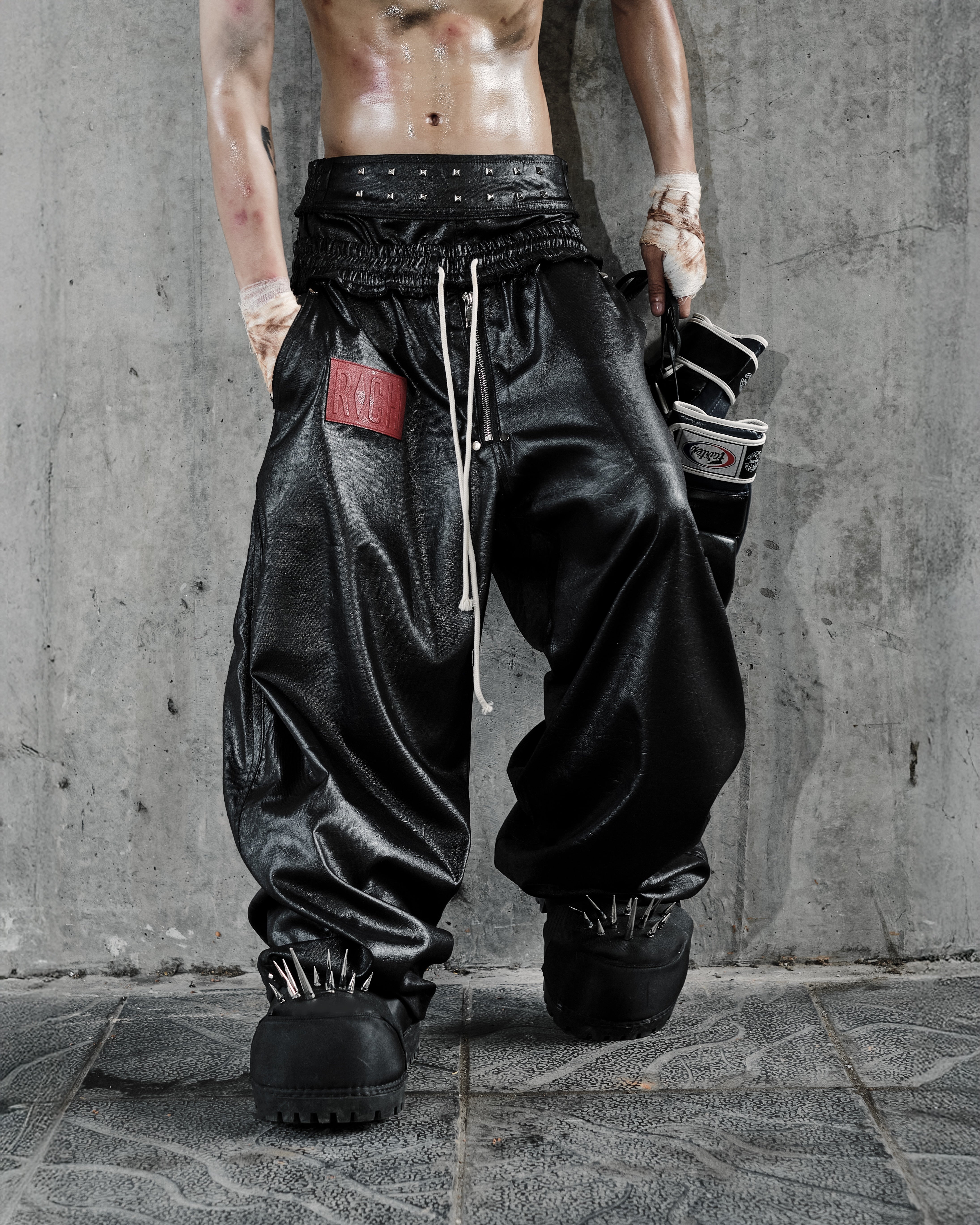 WIDE LEG BOXING PANT - QD122 – RICH WORLDWIDE